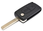 Image for OEM Peugeot Partner 2 Button CAN Flip Remote