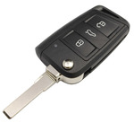 Image for OEM MQB Volkswagen 3 Button Flip Remote (No Logo)