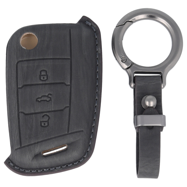 3D Group | [VGRLC1] Volkswagen Leather 3 Button Case for Flip Remotes ...