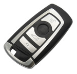 Image for BMW F-Series FEM 4 Button Smart Remote (Silver, 433MHz)