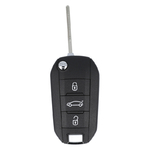 Image for Aftermarket Citroen C4 Cactus 3 Button Flip Remote