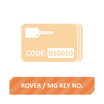 Image for Rover / MG Codes (Key Number)