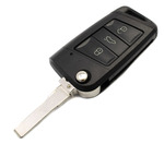 Image for 3 Button MQB Remote Case with HU66T Blade (Black Edge)